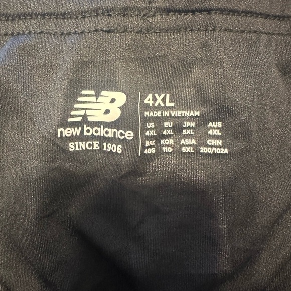 New Men’s new balance size 4XL black  shorts 5” seam - Picture 6 of 6